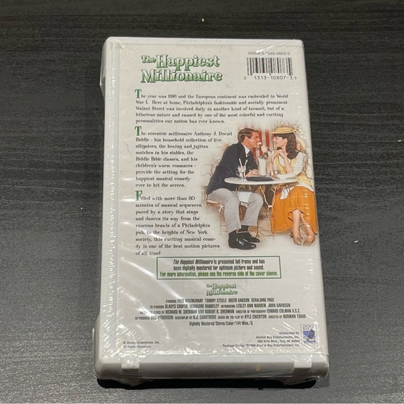 The Happiest Millionaire (New Sealed VHS, 1999) Fred MacMurray, Anchor Bay, 1967 - Picture 3 of 6